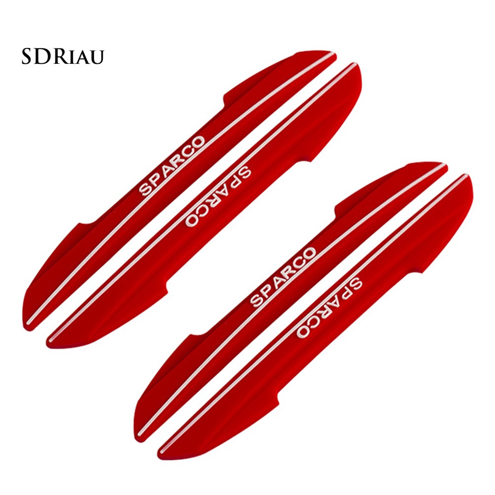 Set 4 dải chống trầy thân xe ô tô kiểu dáng độc đáo thời trang cá tính