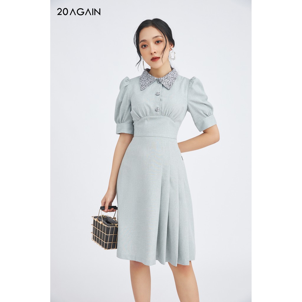 Đầm xòe dài tay phối cổ - 20 Again - DEA1091 | BigBuy360 - bigbuy360.vn