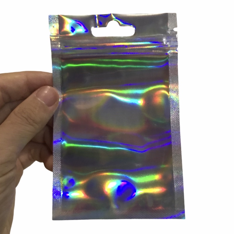 Túi Zip Hologram Đựng Phụ Kiện, Trang Sức Size 7.5x12cm