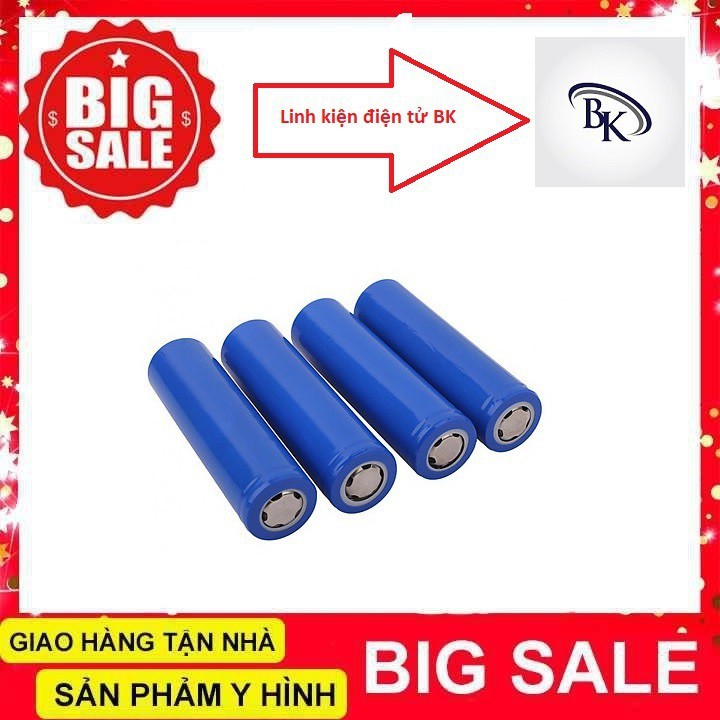 Pin Li-on 18650 dung lương 1500mAh dòng xả 10C(loại tốt)