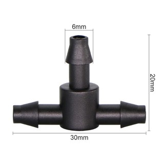 T nối ống 6mm nhỏ giọt phun sương