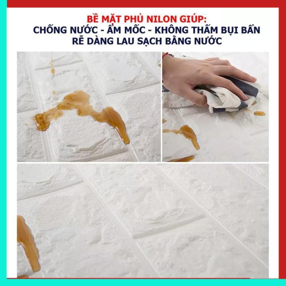 Xốp dán tường giả gạch 3D - Khổ lớn 70x77cm | BigBuy360 - bigbuy360.vn