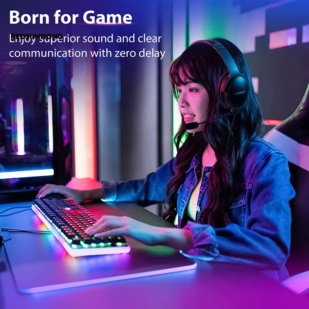 Tai Nghe Chơi Game Có Dây Dài Dễ Lắp Đặt Cho Văn Phòng