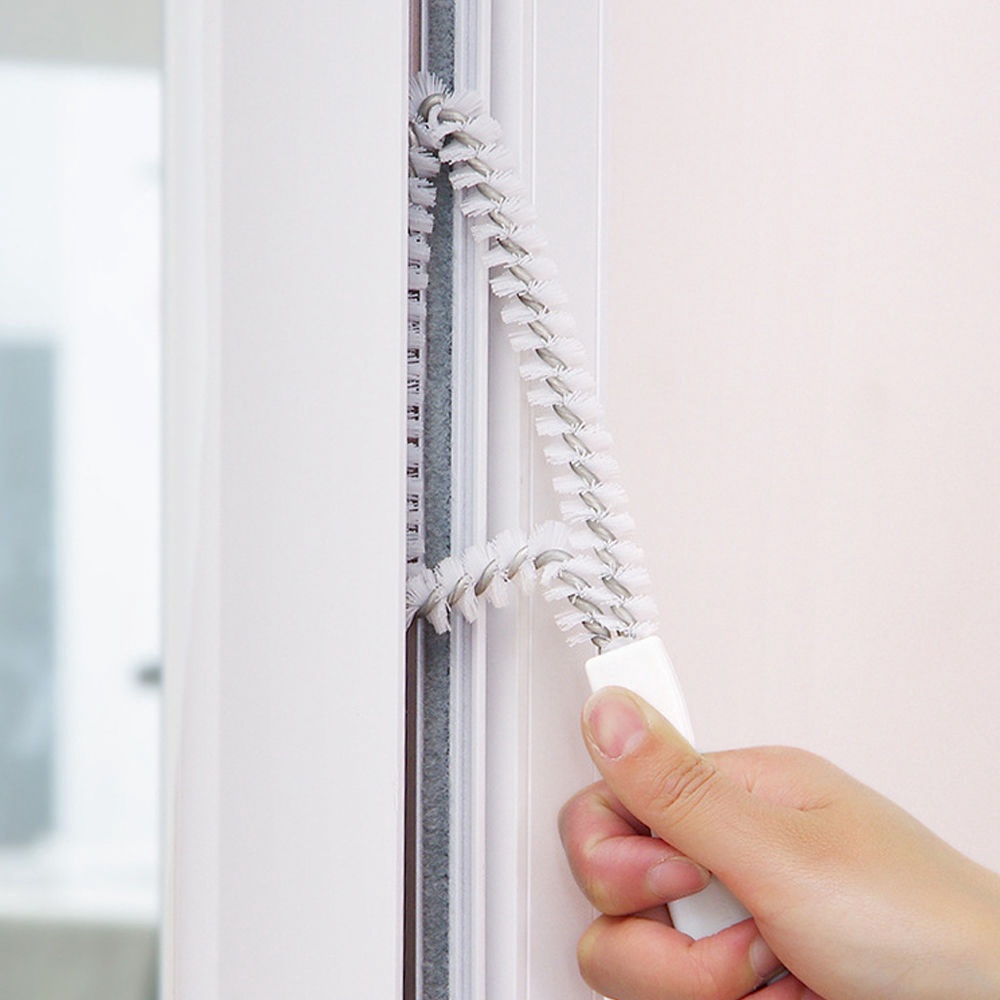 Bộ dụng cụ vệ sinh cửa sổ phòng tắm dạng dây kim loại