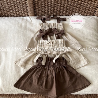 Áo Camille Blouse cho bé gái 6-18kg hãng Aosta hè 2022