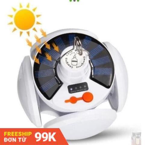 BÓNG ĐÈN 5 CÁNH HOA SIÊU SÁNG CÓ THỂ SẠC BẰNG NĂNG LƯƠNG MẶT TRỜI