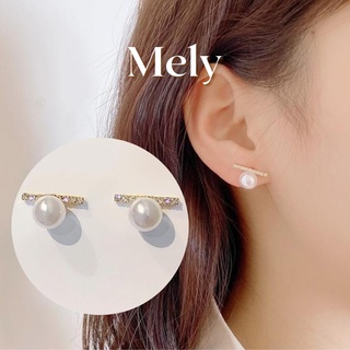 BÔNG TAI NỮ DÁNG NHỎ ĐÍNH NGỌC PHONG CÁCH HÀN QUỐC - MELY 1344