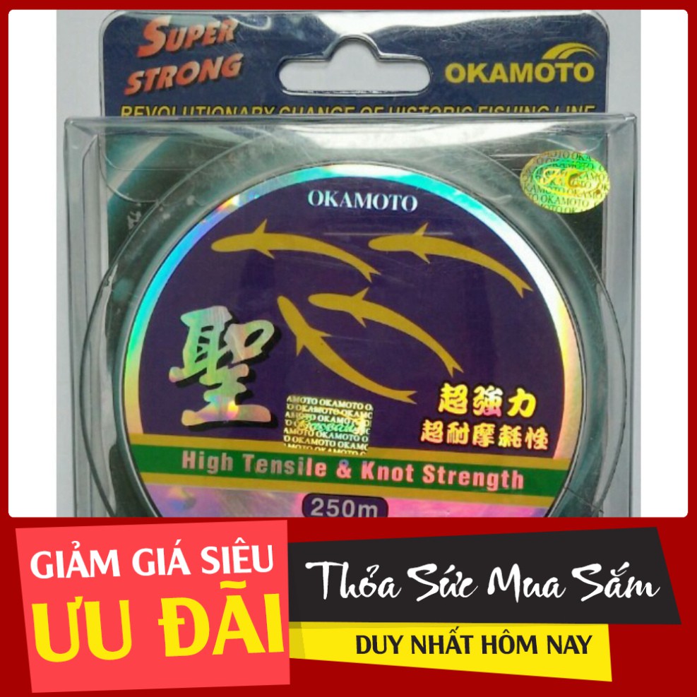 [ XẢ KHO ] Dây Cước Câu Cá Nhật Bản OKAMOTO - 4 Con Cá Liên hệ : 0977.239.931