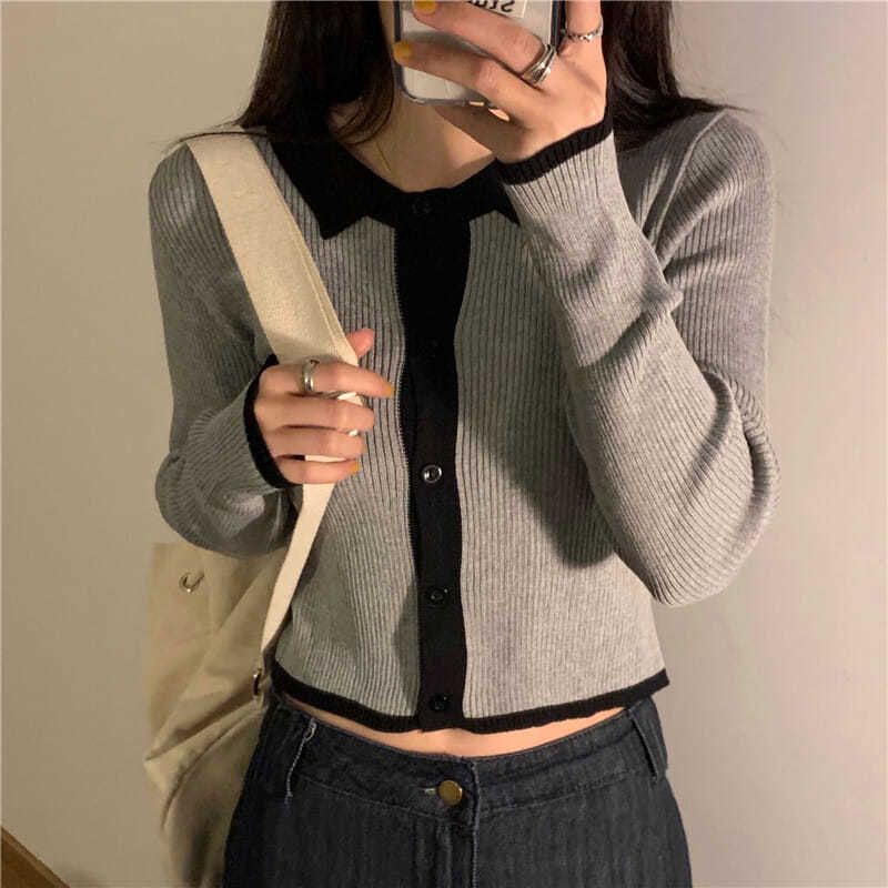 Áo Thun Len Tay Dài Thắt Nơ Cute Dễ Thương