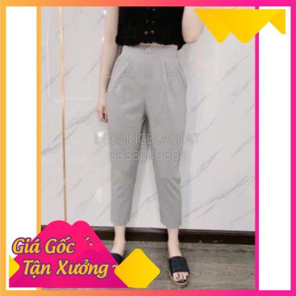 Quần baggy khuy trước chun sau khóa thật chất đũi nhẹ mát thời trang Banamo Fashion, baggy đũi khuy trước chun sau 821 | WebRaoVat - webraovat.net.vn