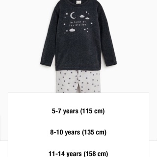 Bộ nỉ bông zara