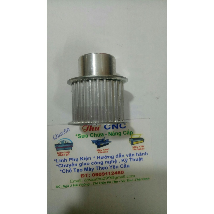 Puly 5M25 bản dây 25 trục phi 8mm