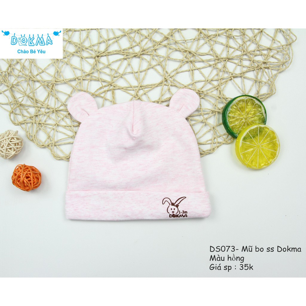 Dokma - Mũ ss bo 2 tai cho bé gái DS073
