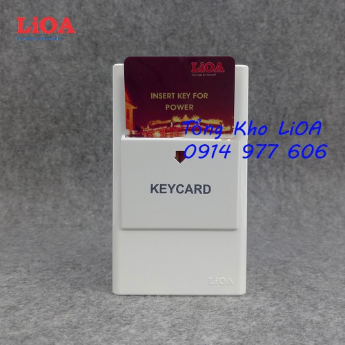 💥Giá Sỉ💥 Bộ công tắc ngắt điện dùng chìa khóa thẻ LiOA 30A - Dùng cho nhà nghỉ, khách sạn
