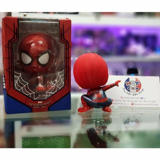 Mô hình Spider Man Chibi Home Coming đầu lắc lư