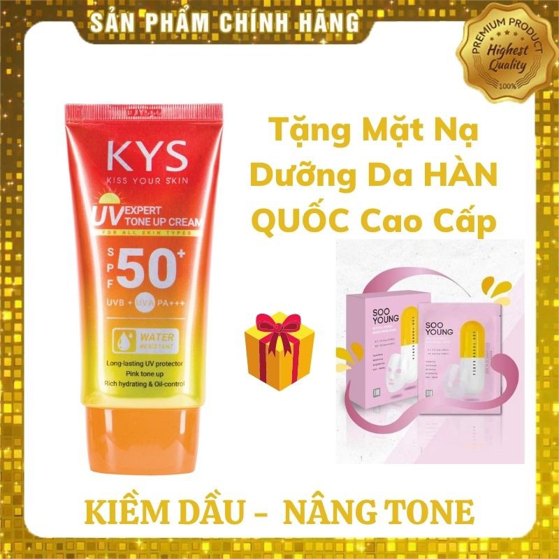 Kem Chống Nắng Hàn Quốc CHOCOLATE KYS Nâng Tone, Trắng Da, Kiềm Dầu, Không Trôi Dành Cho Mọi Loại Da 50g