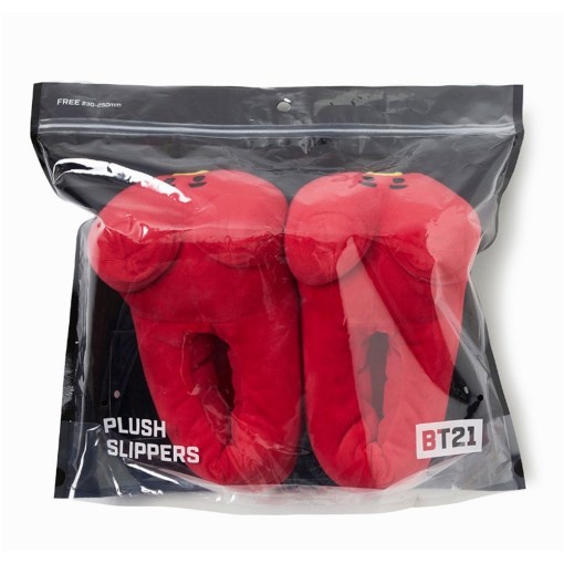 DÉP ĐI TRONG NHÀ BT21 LINE FRIENDS BT21 INDOOR PLUSH SLIPPERS