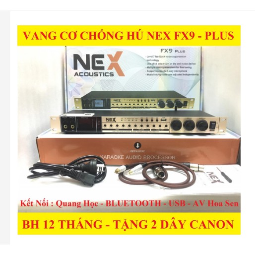 Vang Số Chỉnh Cơ FX9-PLUS Mới Nhất 2021. Main Xịn Chống Hú. Có Quang Học OPTICAL,BLUETOOTH,USB,AV. Tặng 2 Dây Cèn