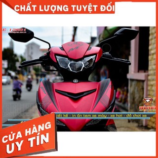Tem Trùm Xe Exciter 150 MX Đỏ Đen