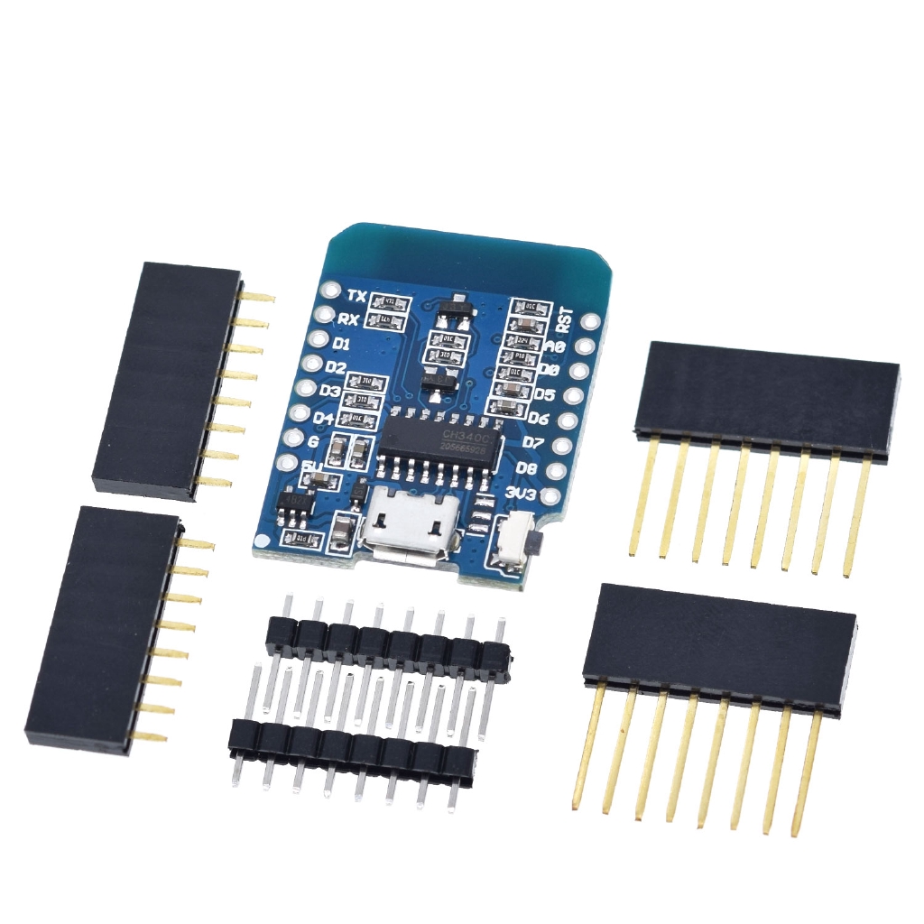 Bộ Bo Mạch Phát Triển Wifi Mini ESP8266 ESP-12 ESP-12F CH340G CH340 V2 USB WeMos D1 NodeMCU Lua IOT 3.3V Kèm Chân Cắm | BigBuy360 - bigbuy360.vn