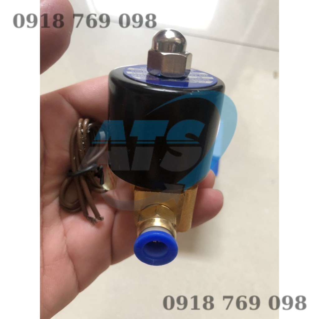 Van nước tự động điều khiển bằng điện, van điện từ UNID 8 ren 13mm +PC802