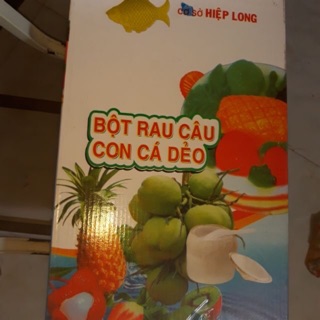 Sỉ 1 Thùng Rau Câu Con Cá Dẻo Hiệp Long 10 hộp 120 gói ( mỗi gói 10 gam)