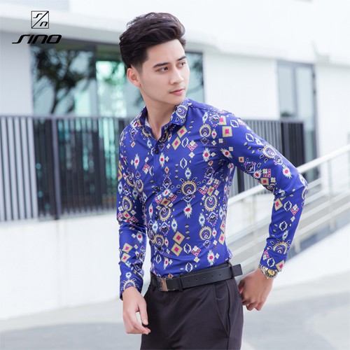 Áo Sơ Mi Nam FLASHBACKS Dài Tay -  SM00008 Dài Tay Cổ Bẻ - Thời Thượng - Hàng Xuất Khẩu Cao Cấp - Phong Cách Hàn Quốc | BigBuy360 - bigbuy360.vn