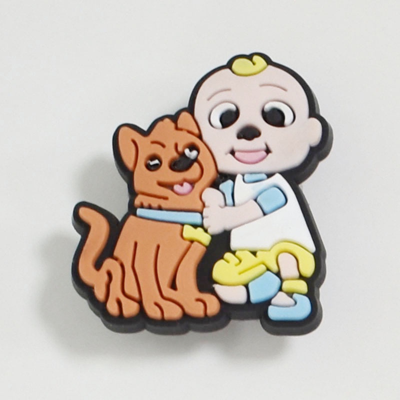 Charms Phụ Kiện Khóa Giày Cao Su Mềm PVC Hình Hoạt Hình Cho Trẻ Em