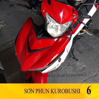 Chai sơn Kurobushi/Samurai 33/6 màu đỏ