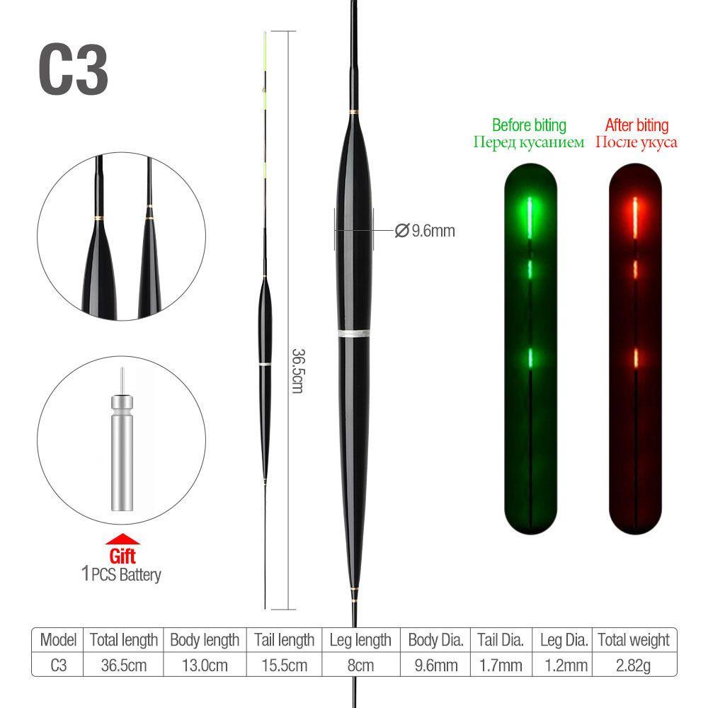 Phao Câu Cá Thông Minh Đổi Màu Có Đèn LED