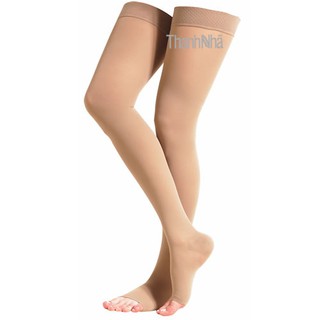 Vớ Đùi Hở Ngón Y Khoa Điều Trị Suy Giãn Tĩnh Mạch NOVAMED (1 đôi)
