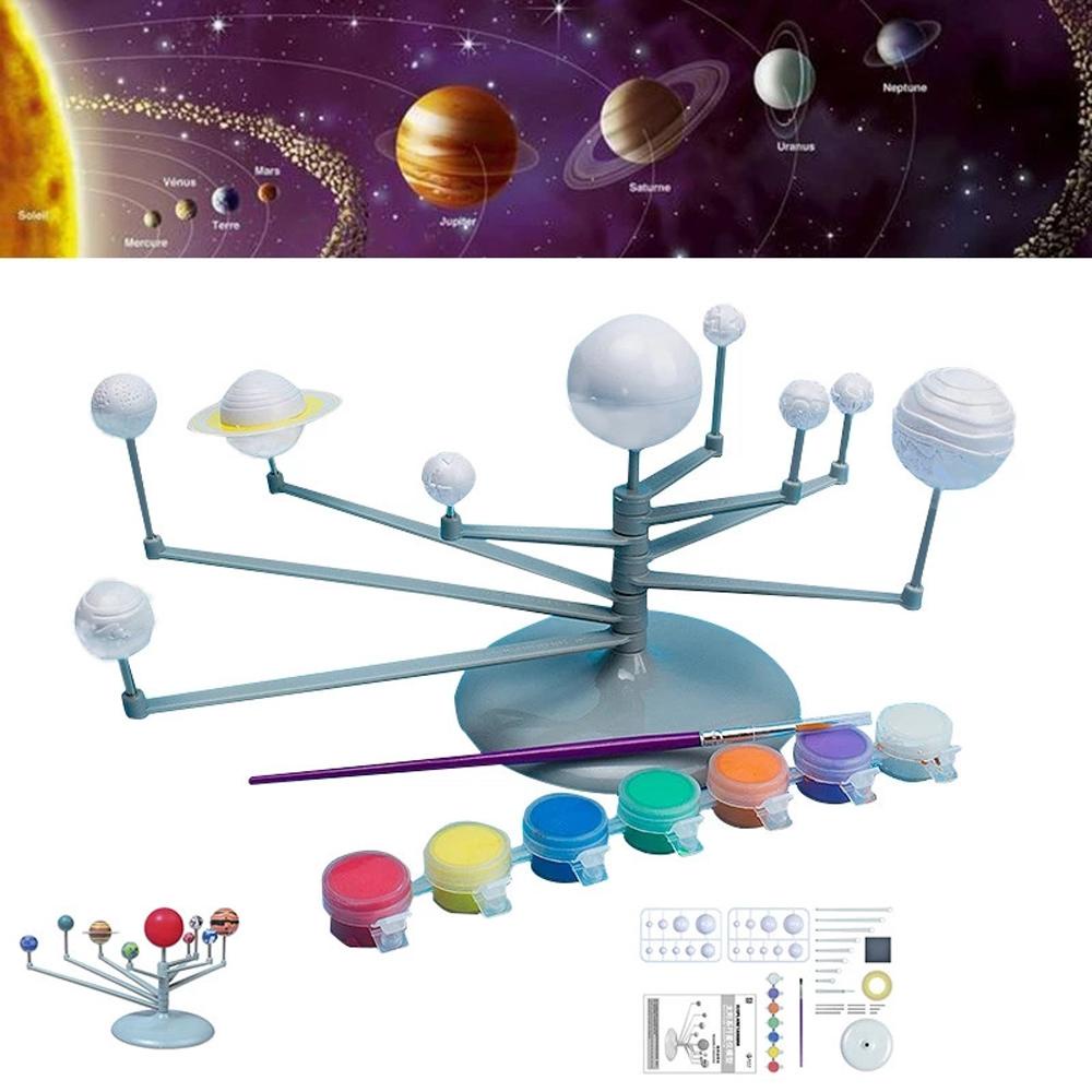 ANEMONE Hệ Thống Năng Lượng Mặt Trời Đồ Chơi Lắp Ráp Cho Bé