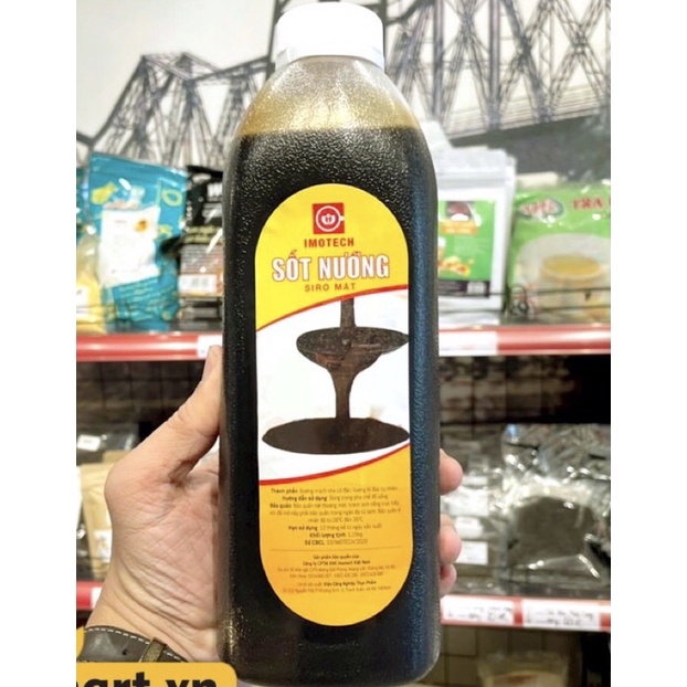 Sốt nướng siro mật Imotech 1,15kg pha trà sữa nướng