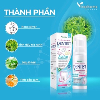 KEM ĐÁNH RĂNG TẠO BỌT WHITE DENTIST [ TRẮNG RĂNG SẠCH MẢNG BÁM CHỈ SAU 2 TUẦN ]