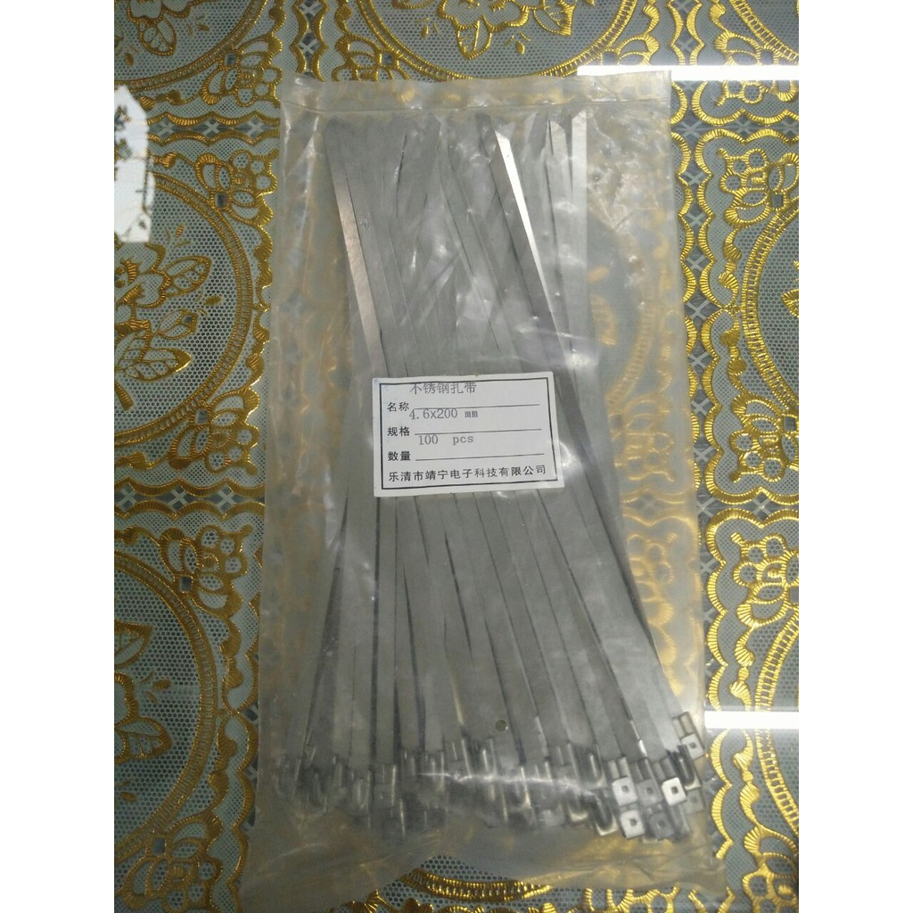 Dây rút inox 4.6x200(100 sợi)