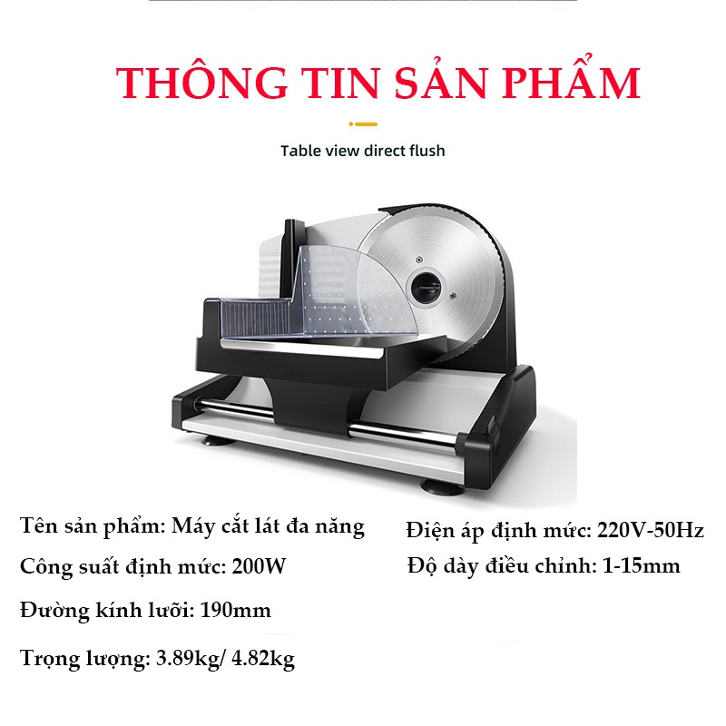 [SALE SỐC] DAO CẮT THỊT, THÁI THỊT BÒ, THỊT GÀ, MÁY CẮT LÁT ĐA NĂNG TIỆN DỤNG CHO GIA ĐÌNH - CTL2177