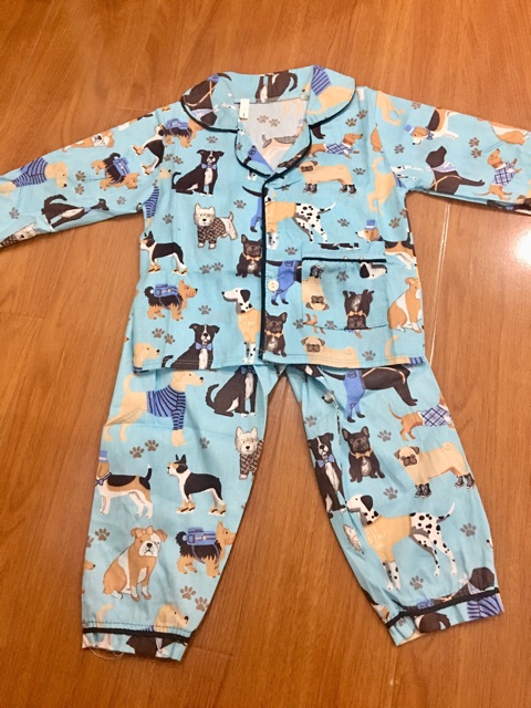 Pijama dài tay cho bé trai và bé gái [size 10-20kg]