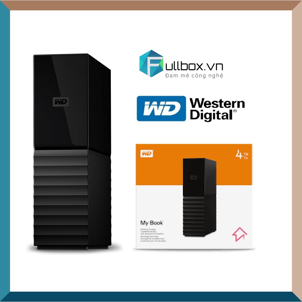 ổ cứng WD MY BOOK usb 3.0 4tb 6tb 8tb 10tb hàng chính hãng