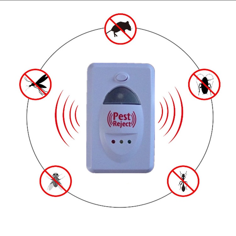 Máy Đuổi Chuột Gián Ruồi Muỗi USA, Máy Đuổi Các Loại Côn Trùng Pest Reject Hiệu Quả Cao, Bảo Vệ Sức Khỏe