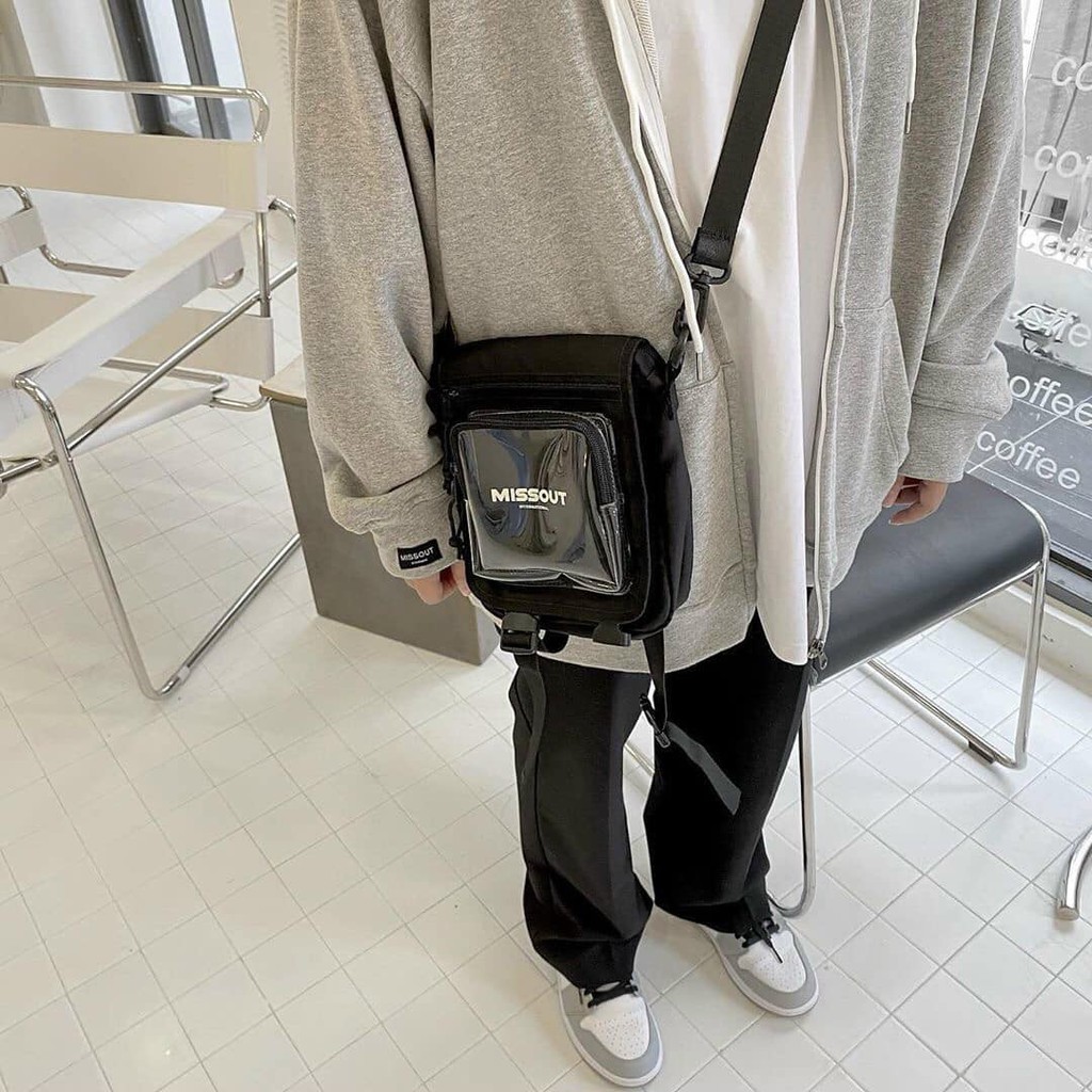 [Mã FAMAYWA2 giảm 10K đơn 50K] Túi đeo chéo nam/nữ MISSOUT basic cực đẹp xưởng sỉ nguyễn hoa | BigBuy360 - bigbuy360.vn