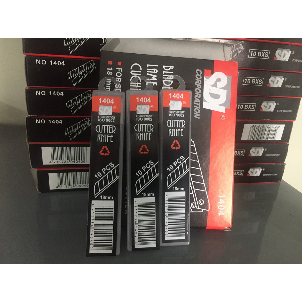 LƯỠI DAO RỌC GIẤY,LƯỠI DAO SDI (10 LƯỠI)