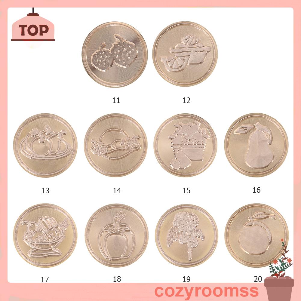 Đầu Con Dấu Sáp Niêm Phong Hình Quả Táo Cổ Điển DIY Đa Ứng Dụng