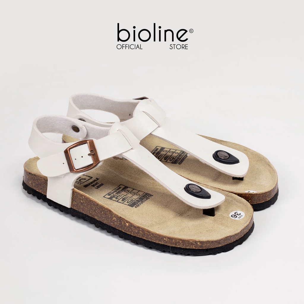 PU10- Dép sandal xỏ ngón Unisex da PU, đế trấu Bioline Birken - Xuất khẩu châu Âu