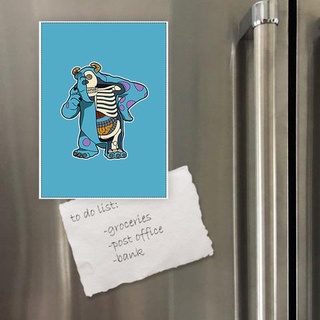 Nam châm hít dán tủ lạnh để trang trí in hình Skeleton Monster Inc