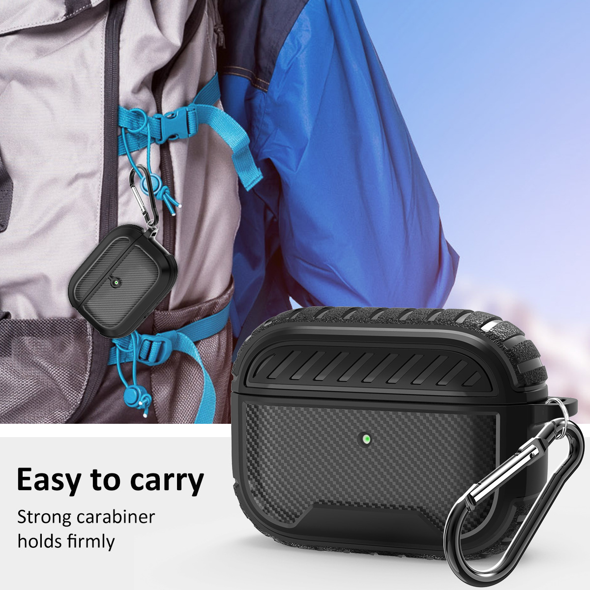Vỏ bọc hộp sạc tai nghe chống sốc cho Apple Airpods Pro | BigBuy360 - bigbuy360.vn