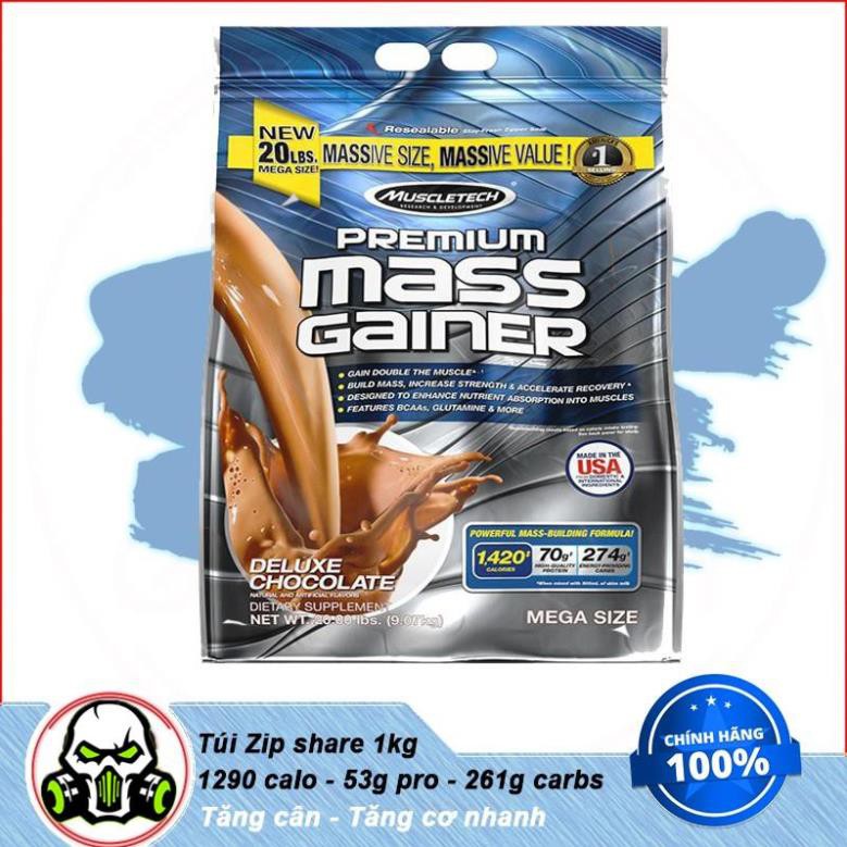 [Free ship] Gói Thử Sample Sữa Tăng Cân Nhanh cho người gầy Muscletech Premium Mass Gainer 1kg TPBS