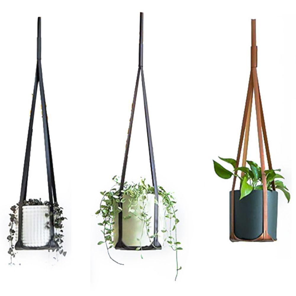 Giá Đỡ Chậu Hoa DAPHS Bằng Da PU Treo Trong Nhà