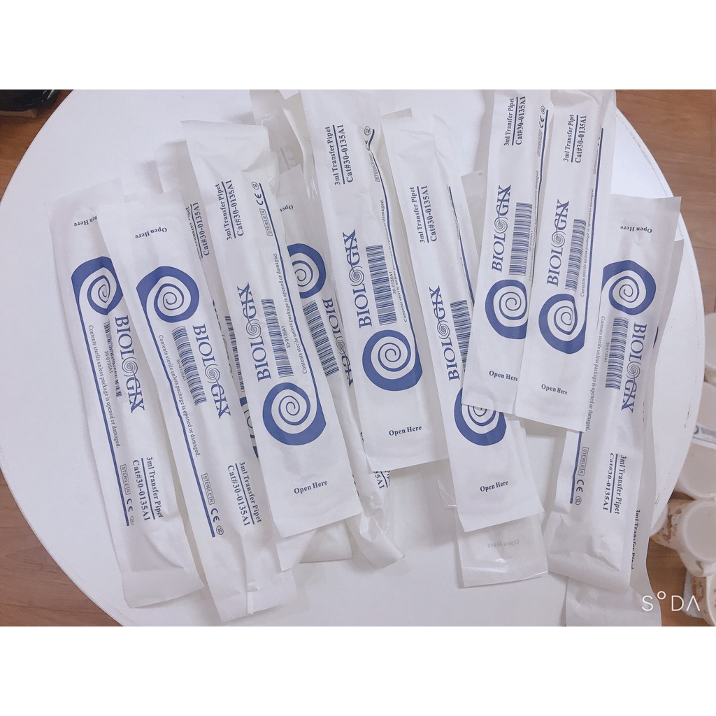 [Loại 1] Ống hút sữa, uống thuốc tiệt trùng Mỹ - Biologix [Olala Baby]