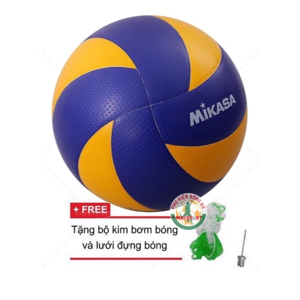 Quả bóng chuyền Mikasa MVA300 Tiêu chuẩn thi đấu -Tặng kim bơm và lưới đựng bóng