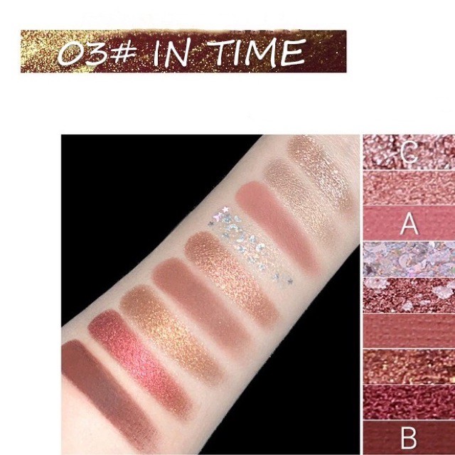 NOVO - Bảng phấn mắt 9 màu Notebook tone hồng cam đào trendy | BigBuy360 - bigbuy360.vn